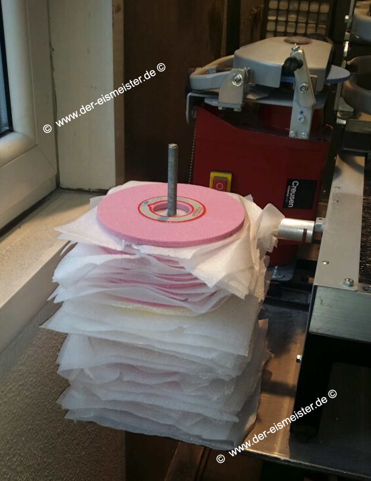 Schleifscheiben für Schlittschuhe